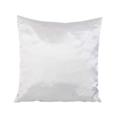 Coussin satin blanc 800800