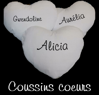 Coussins coeur